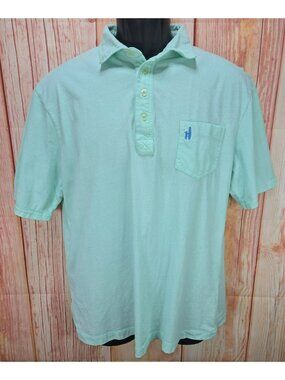 Johnnie-O Hangin Out Boy's Mint Polo Large
